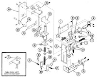 HARDBODY (Bally) Ramp lift push rod left