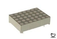 LED block dot matrix 5 x 7 GMA8875C LTP-1557AC