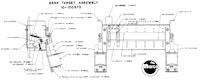 Drop target assembly Game Plan 3 bank