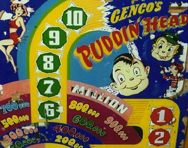 PUDDIN HEAD Pinball