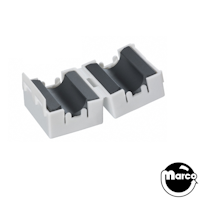 Shaker motor hinged free hanging ferrite core