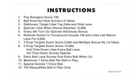 LECTRONAMO (Stern) Score Cards (6)