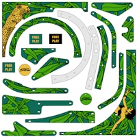 CHEETAH (Stern) Playfield plastics
