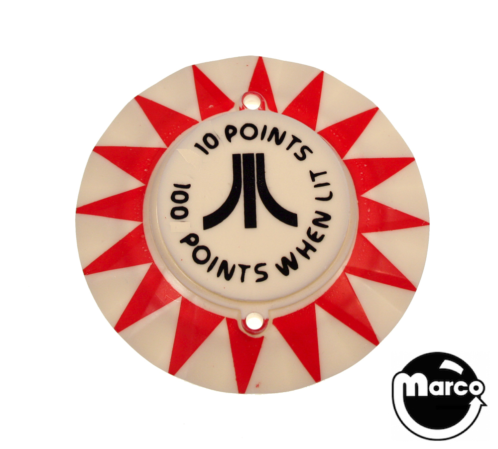 Pop bumper cap Atari red 10 Points / 100 When Lit