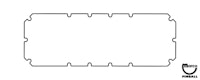 Dot matrix display shield - plastic window