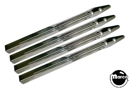 Leg set 28-1/2 inch Chrome plated short rib (4)
