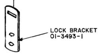 Bracket cashbox lock 1A-3493-1
