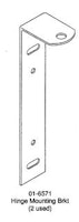 Bracket - insert hinge mounting