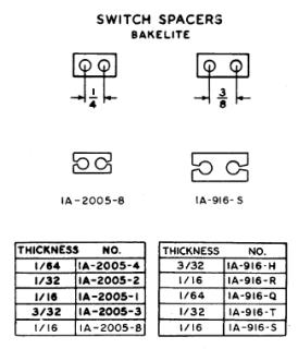 01-916-T - Separator - leaf switch fibre 1/32 inch - Marco