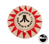 Pop bumper cap Atari 100 Points / 1000 When Lit
