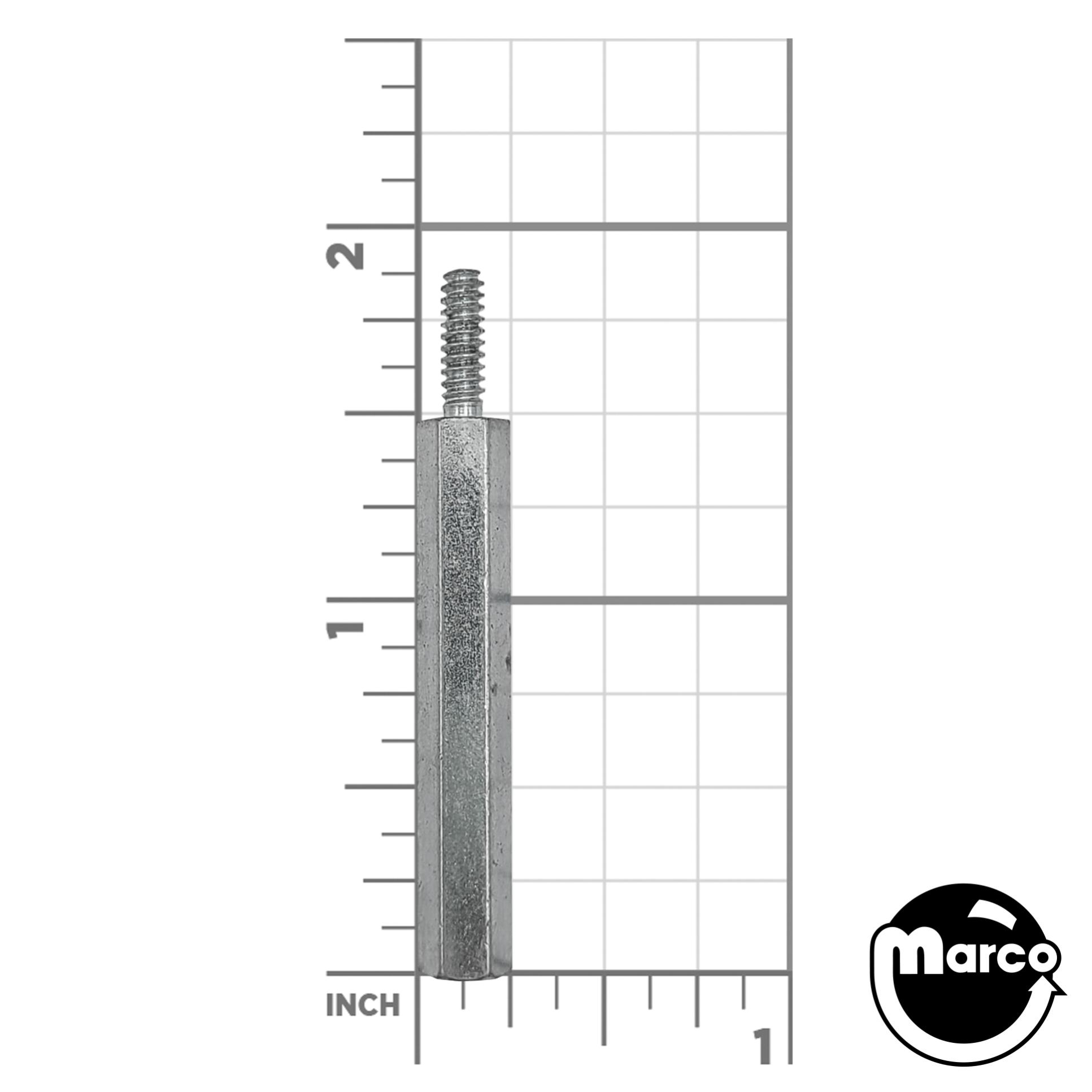 Hex spacer 1/4 m-f 6-32 x 1-7/16 inch
