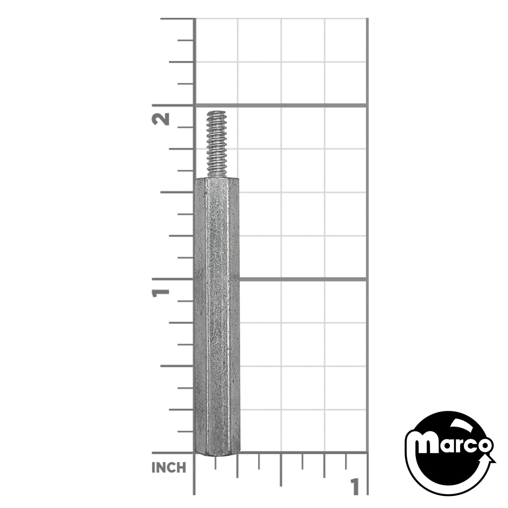 Hex spacer 1/4 inch m-f 6-32 x 1-9/16 inch