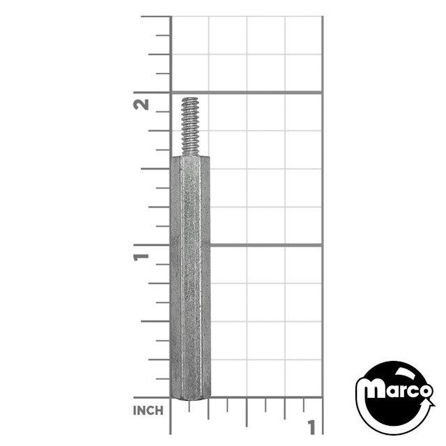 Hex spacer 1/4 inch m-f 6-32 x 1-9/16 inch