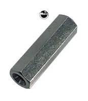 Hex spacer 1/4 f-f 6-32 x 7/8 inch