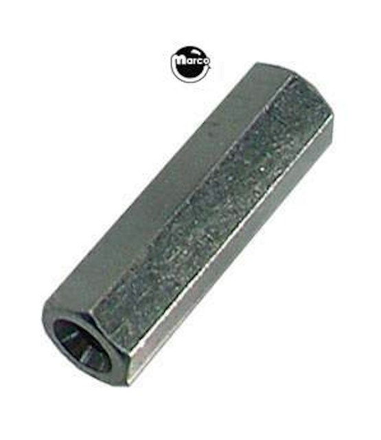 Hex spacer 1/4 f-f 6-32 x 7/8 inch