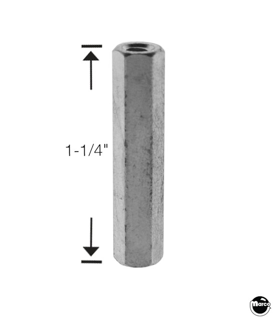 Hex spacer 1/4 f-f 6-32 x 1-1/4 inch 254-5008-11