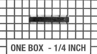 Hex spacer 1/4 inch f-f 6-32 x 1-1/4 inches
