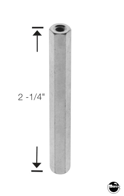 Hex spacer 1/4 f-f 6-32 x 2-1/4 inch