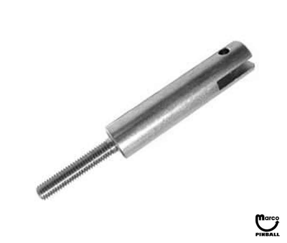 Plunger with threaded stud