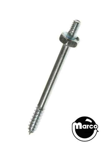 Post stud #8 x 2-1/16 inch wood screw 6-32 top