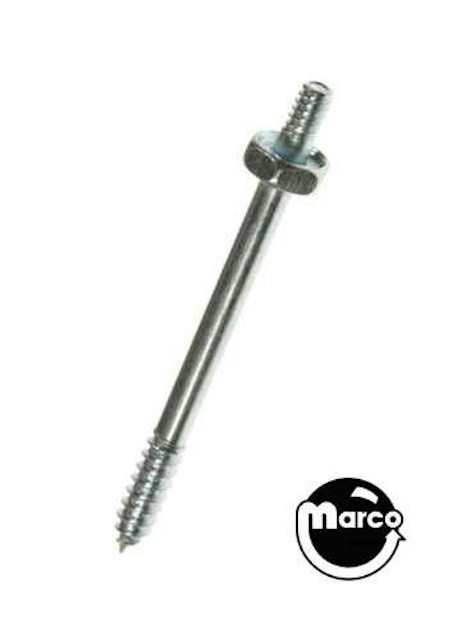 Post stud #8 x 2-1/16 inch wood screw 6-32 top
