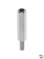 Post m-f 8-32 x 1.00" zinc 1/4" hex