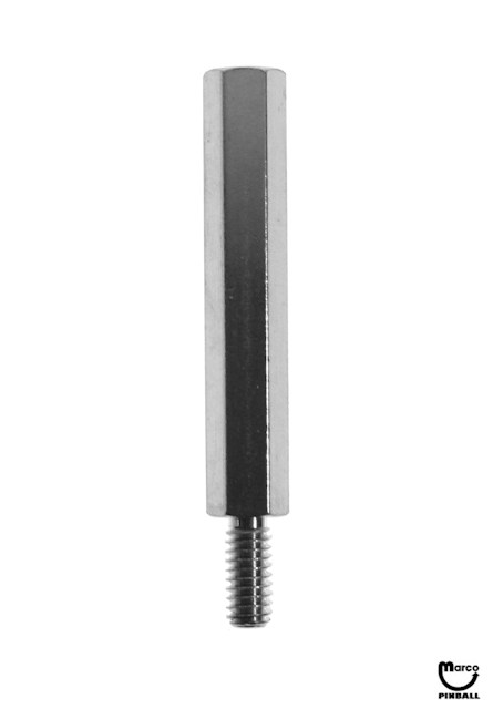 Post m-f 8-32 x 1.50" zinc 1/4" hex