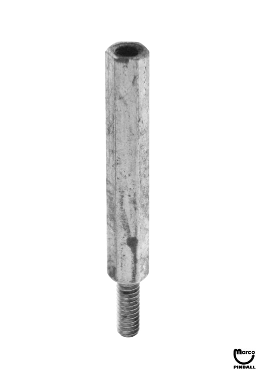 Post M-F 8-32 x 1.63" zinc 1/4 hex