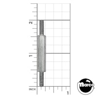 Post M-M 8-32 x 1.06" zinc 1/4 Hex