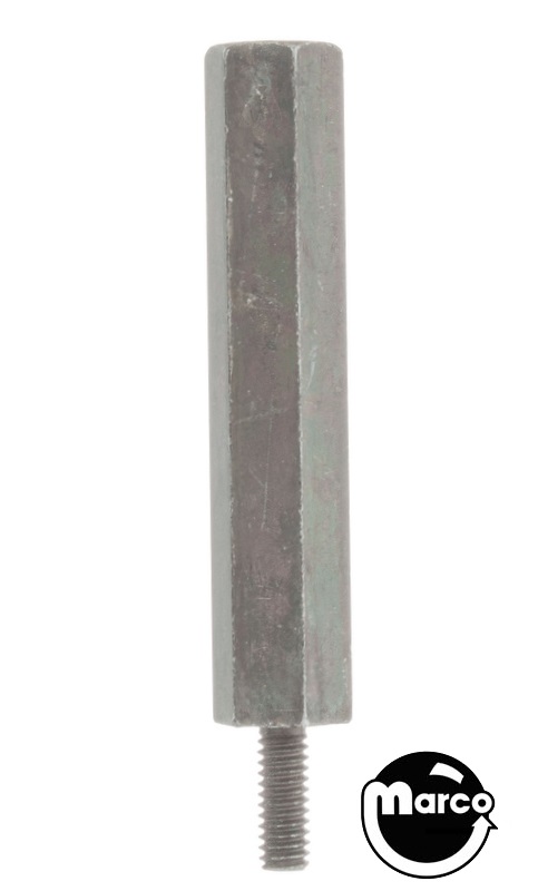 Hex spacer 3/8 inch m-f 8-32 black