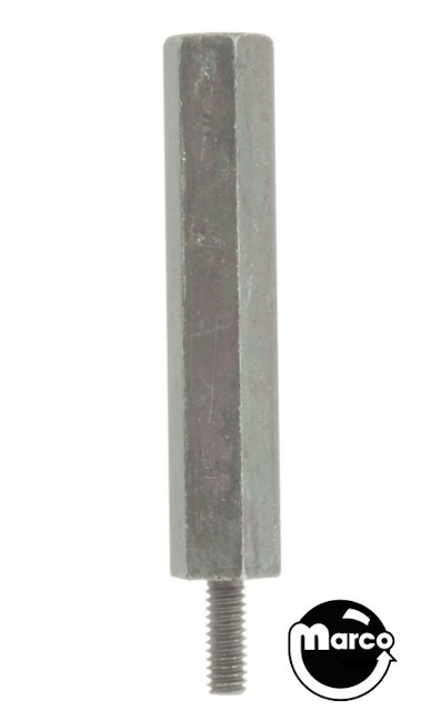 Hex spacer 3/8 inch m-f 8-32 black