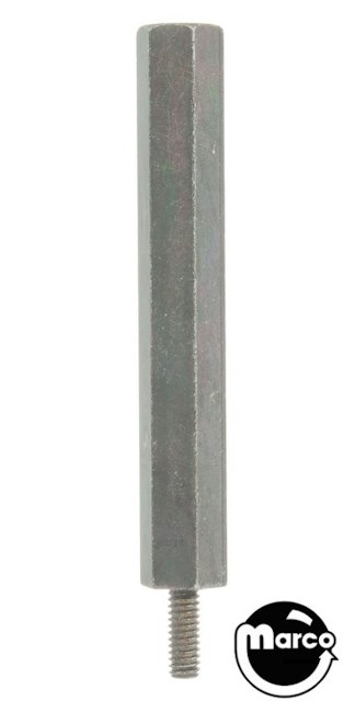 Hex spacer 3/8 inch m-f 8-32 black