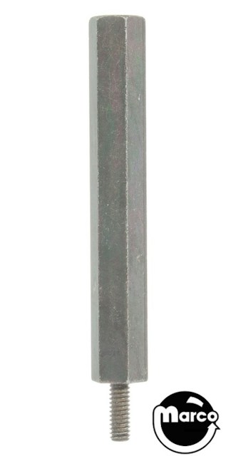 Hex spacer 3/8 inch m-f 8-32 black
