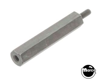 Hex spacer 3/8 inch m-f 8-32 black