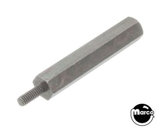 Hex spacer 3/8 inch m-f 8-32 black