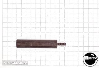 Hex spacer 3/8 inch m-f 8-32 black