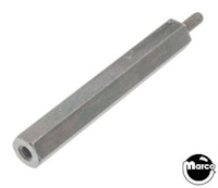 Hex spacer 3/8 inch m-f 8-32 black