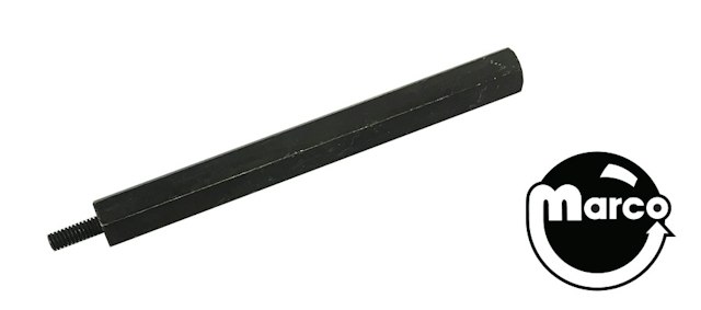 Hex spacer 3/8 inch m-f 8-32 black