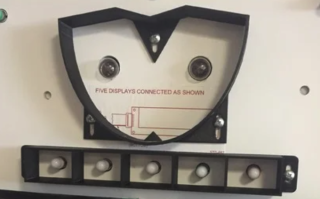 PINBOT (Williams) Backbox mask baffle