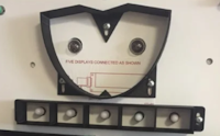PINBOT (Williams) Backbox mask baffle