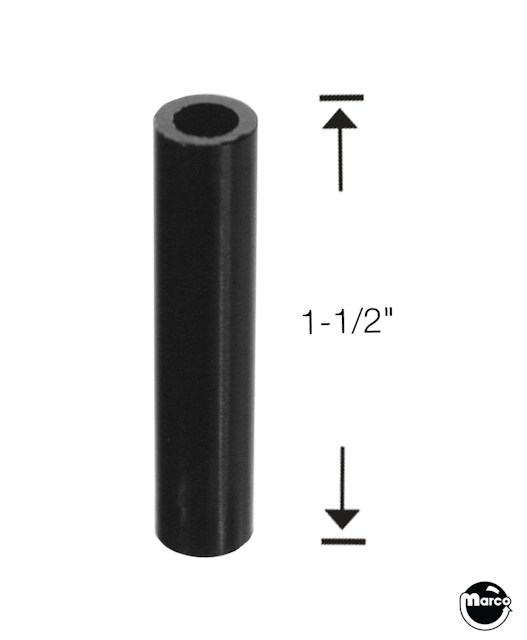 Spacer - plastic 1-1/2 inch black