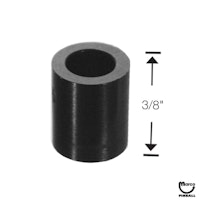 Spacer - plastic 3/8 inch black