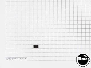 Spacer - plastic 3/16 inch black