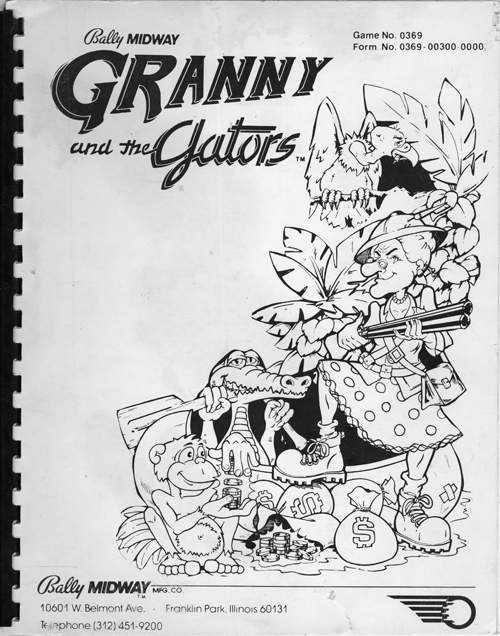 GRANNY & GATORS (Bally) Manual Schematic