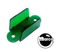 Lane guide - 2-1/8 inch green transparent double