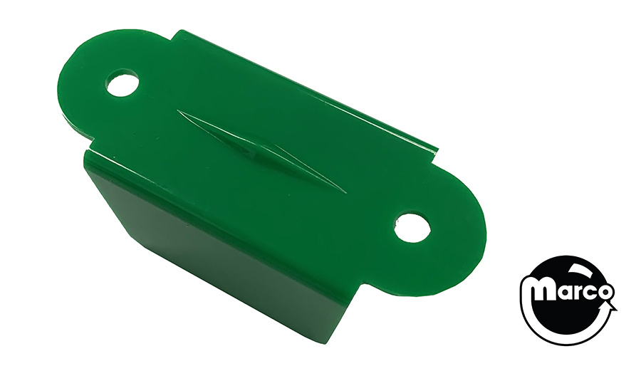Lane guide - 2-1/8 inch green opaque
