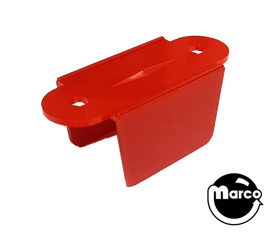 Lane guide - 2-1/8 inch red opaque double