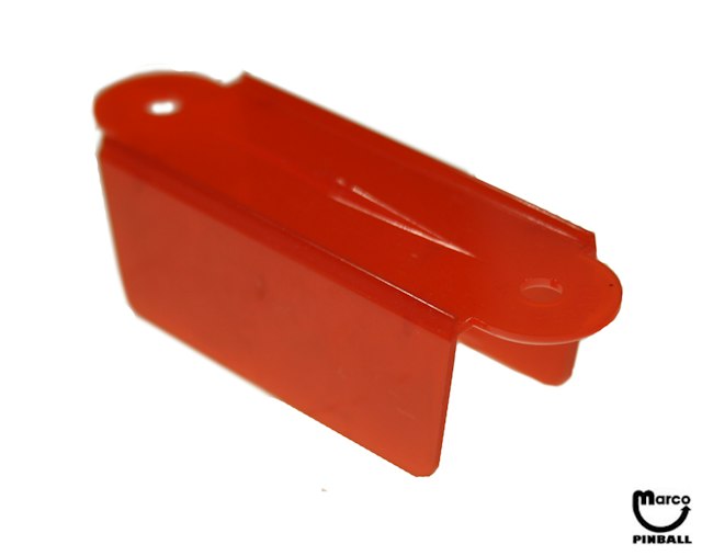 Lane guide - 2-3/4 inch red opaque A-9396R