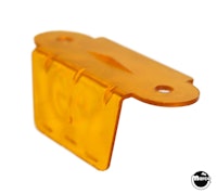 Lane guide - 2-1/8" orang trans. single