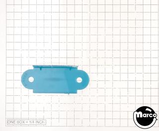 Lane guide - 2-1/8 inch blue opaque single